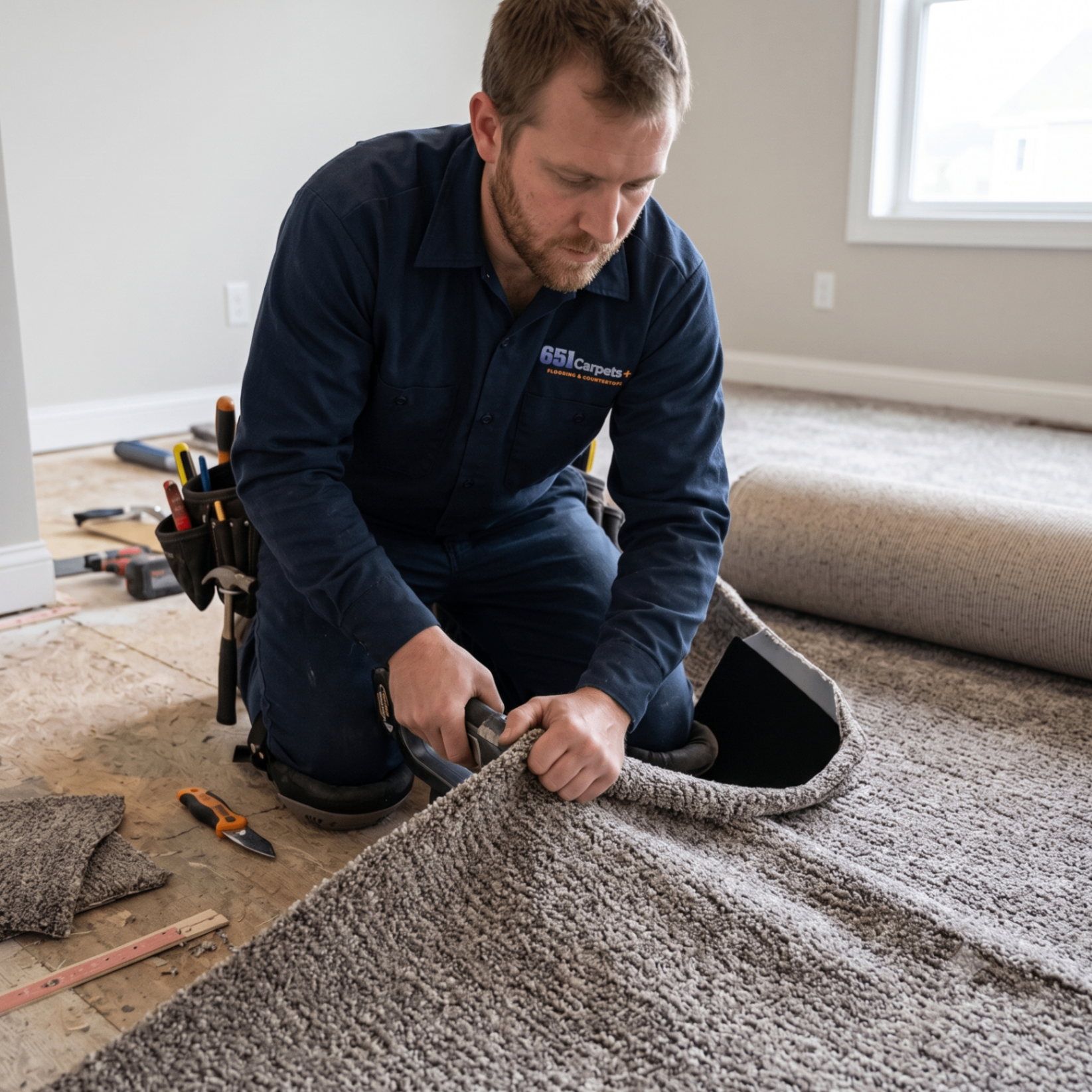 651 Carpets installation team